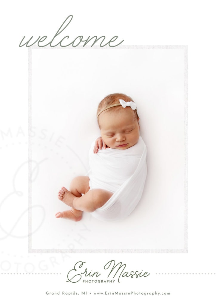 Newborn Welcome Guide Page 1